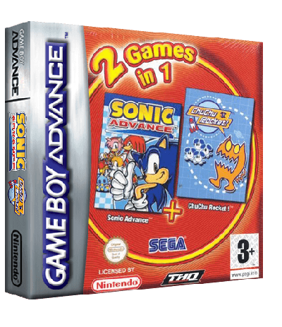 2 Games in 1 - Sonic Advance + ChuChu Rocket!