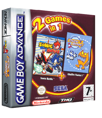 2 Games in 1 - Sonic Battle + ChuChu Rocket!