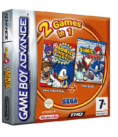 2 Games in 1 - Sonic Battle + Sonic Pinball Party