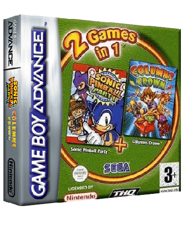 2 Games in 1 - Sonic Pinball Party + Columns Crown