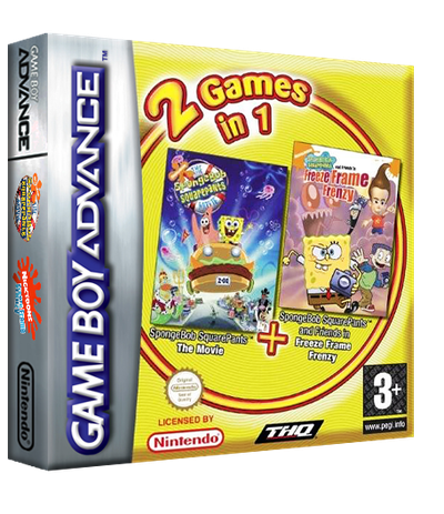 2 Games in 1 - The SpongeBob SquarePants Movie + SpongeBob SquarePants and Friends in Freeze Frame Frenzy