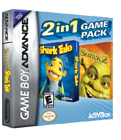 2 in 1 Game Pack - Shrek 2 + Shark Tale