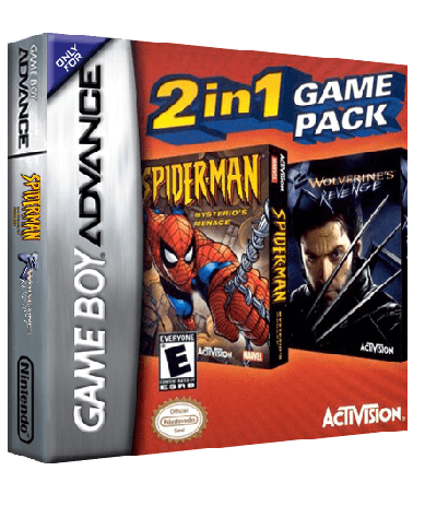 2 in 1 Game Pack - Spider-Man - Mysterio's Menace + X2 - Wolverine's Revenge