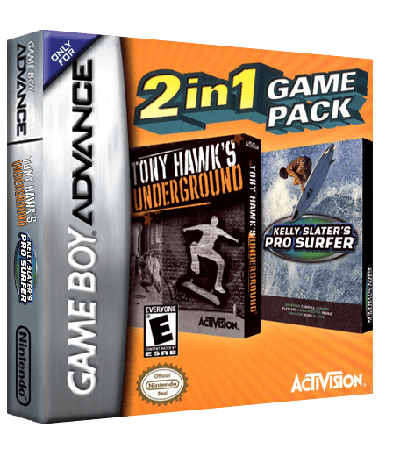 2 in 1 Game Pack - Tony Hawk's Underground + Kelly Slater's Pro Surfer