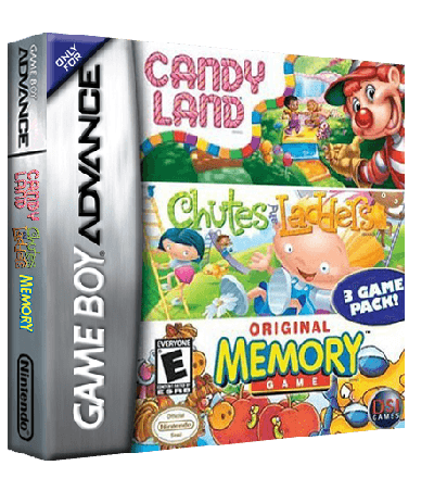 3 Game Pack! - Candy Land + Chutes and Ladders + Original Memory Game