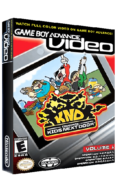 Game Boy Advance Video - Codename - Kids Next Door - Volume 1