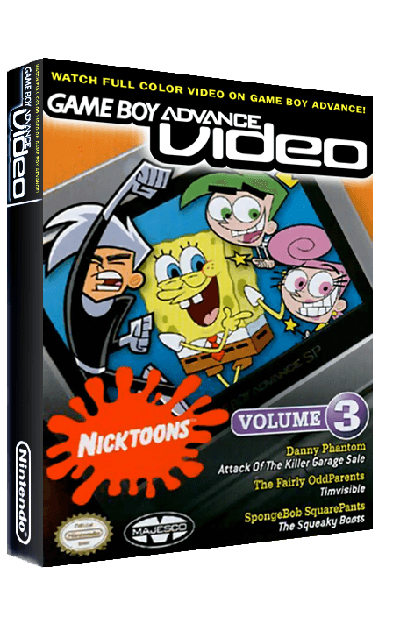 Game Boy Advance Video - Nicktoons - Volume 3