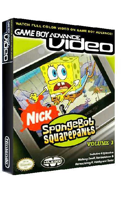 Game Boy Advance Video - SpongeBob SquarePants - Volume 3