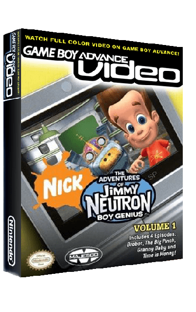 Game Boy Advance Video - The Adventures of Jimmy Neutron Boy Genius - Volume 1