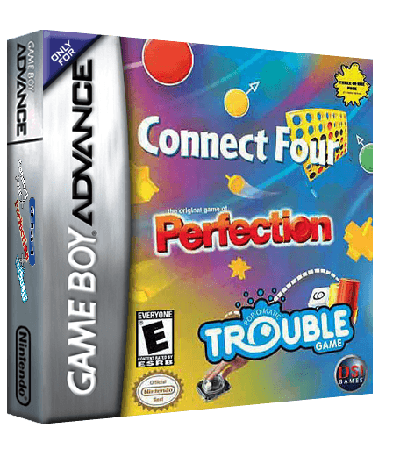 Three-in-One Pack - Connect Four + Perfection + Trouble