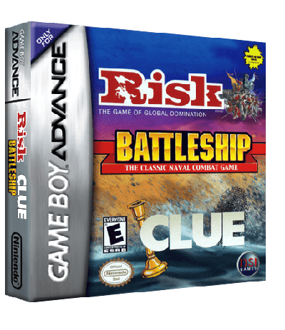 Three-in-One Pack - Risk + Battleship + Clue