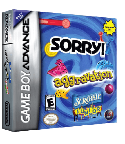 Three-in-One Pack - Sorry! + Aggravation + Scrabble Junior