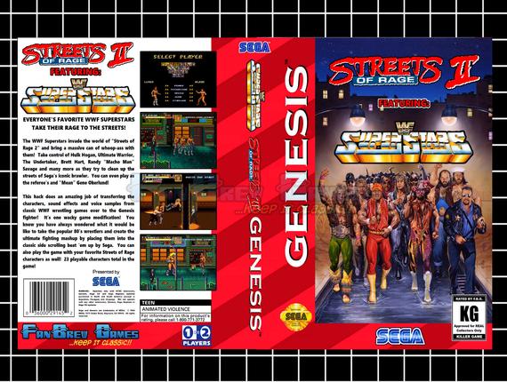 Streets of Rage 2 WWF Edition