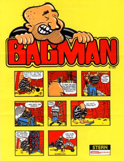 Bagman (bootleg on Moon Cresta hardware)