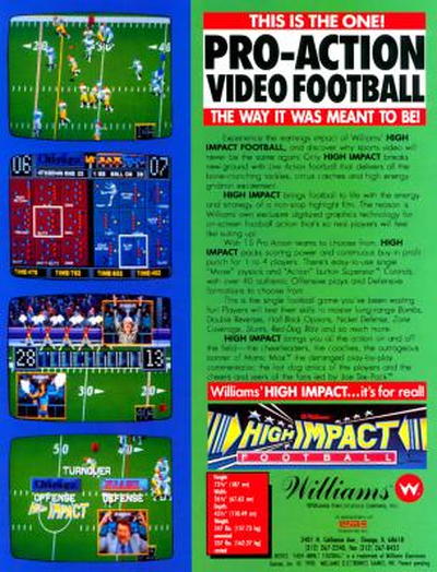 High Impact Football (rev LA5 02/15/91)