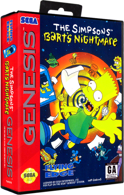 SIMPSONS, THE - BART'S NIGHTMARE (USA, EUROPE)