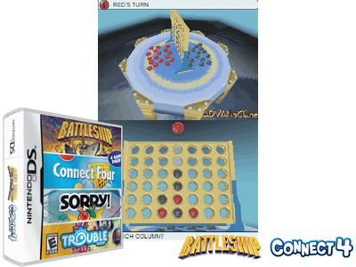 4 GAME Pack! - Battleship + Connect FOUR + Sorry! + Trouble