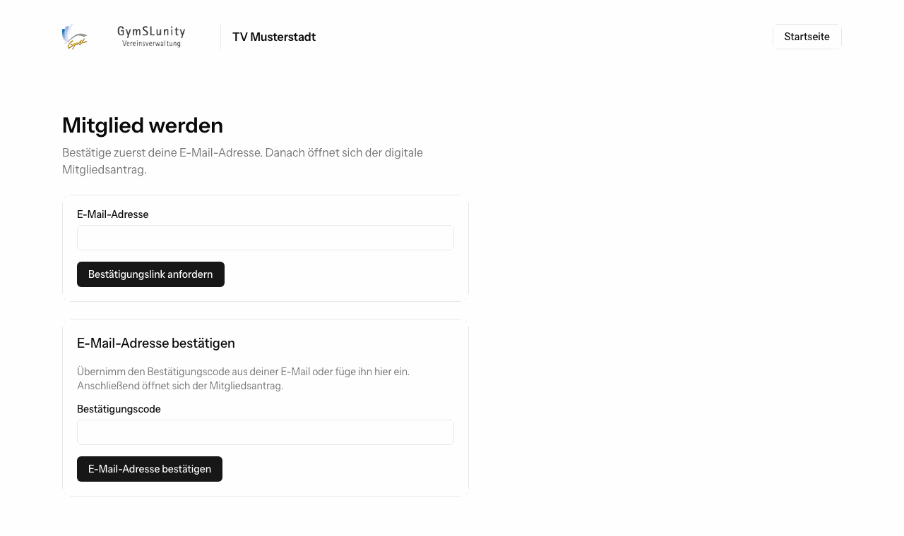 Mitglied werden