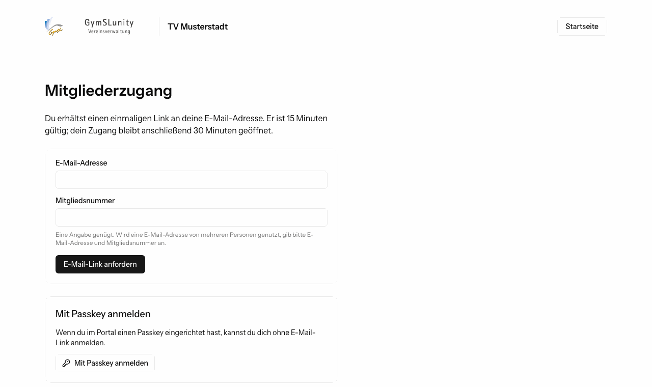 Mitgliederzugang