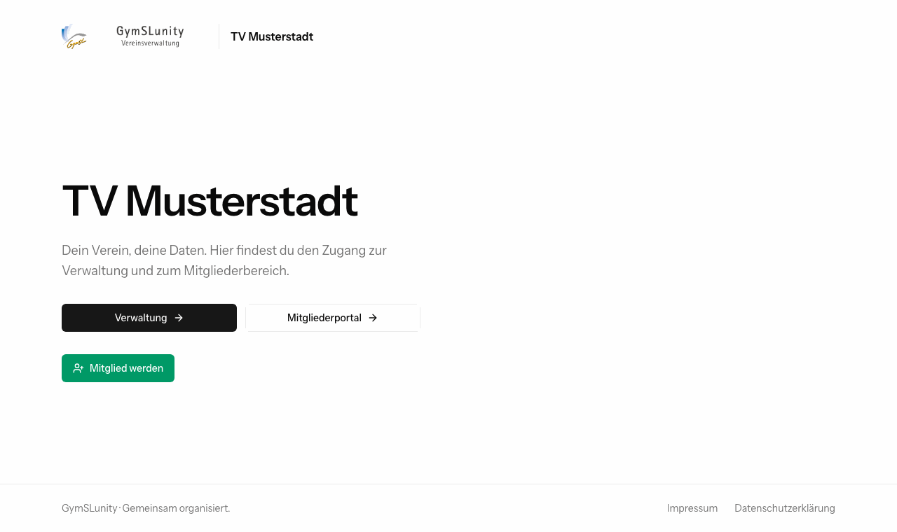 Öffentliche Startseite