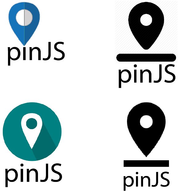 PinJS logo design