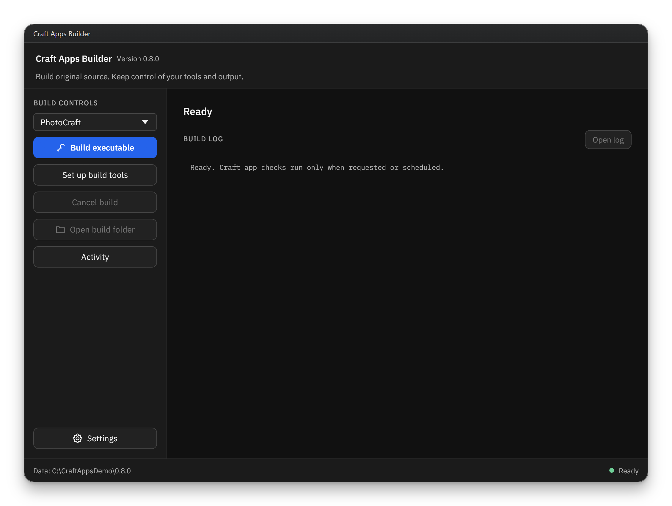 Craft Apps Builder