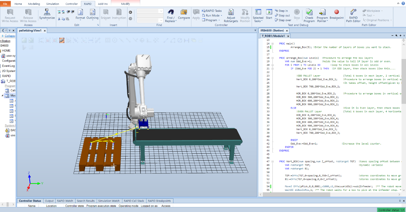 Programable Pallets GitHub - CuriousLad1000/Robot_Programming_Pallet_Stacking