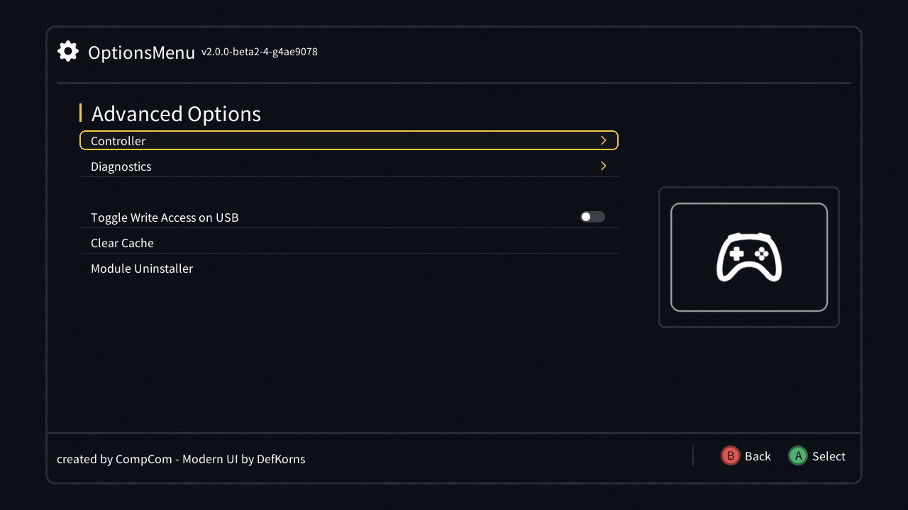 Advanced Options