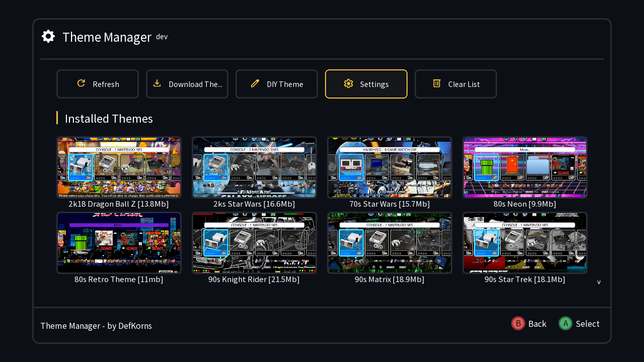 Theme Selector