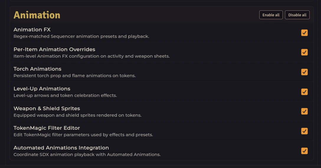 Animation — Animation FX through Automated Animations Integration