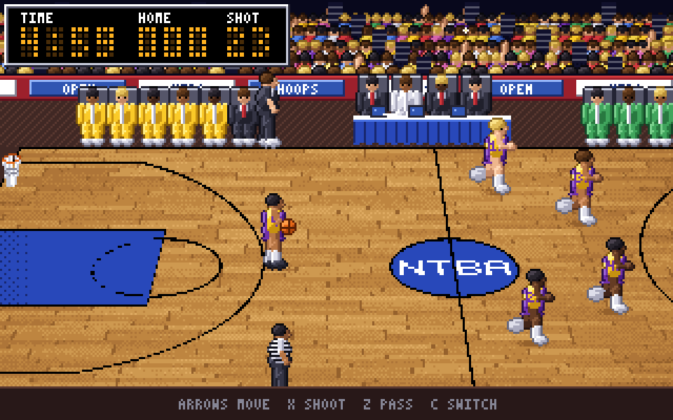 NtBA gameplay, side view