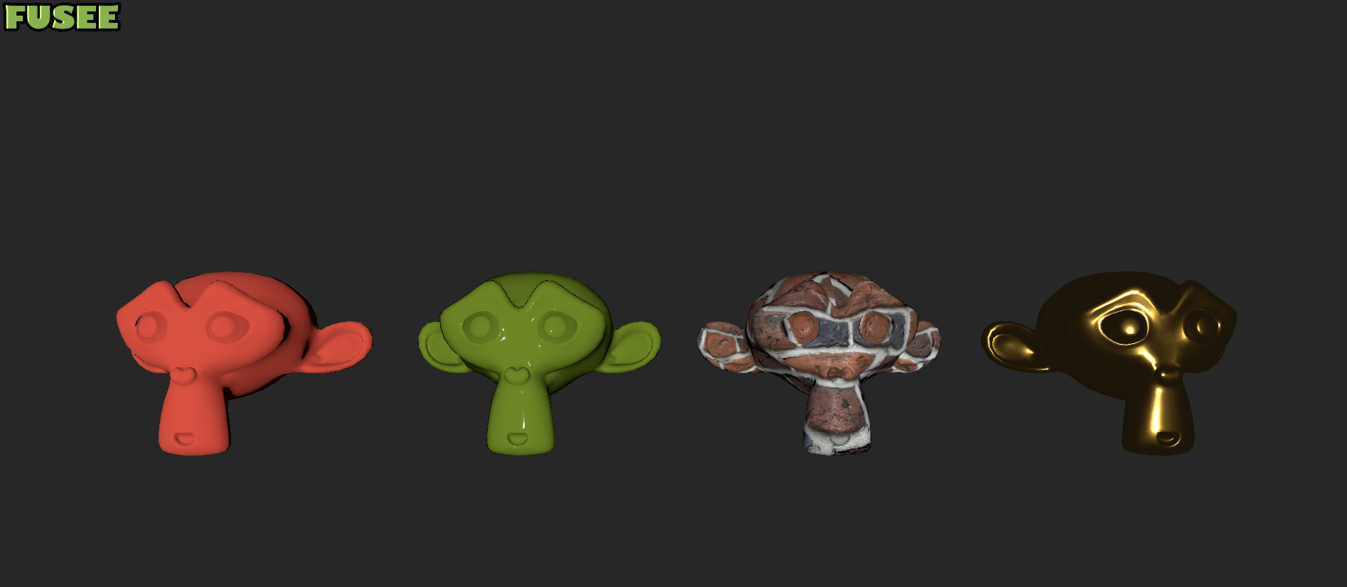 Examples for BRDF Materials