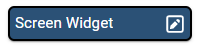 Screen widget toolbox element