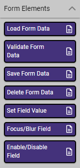 Form element nodes