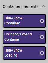 Container element nodes