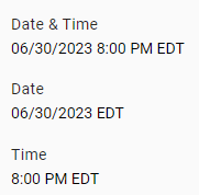 Time Zone unset, using browser time