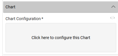 The Chart Configuration input in the element Properties panel