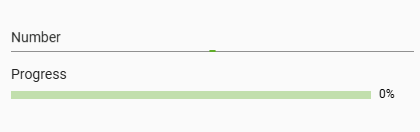 New progress bar screen element