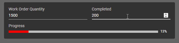 The resulting progress bar
