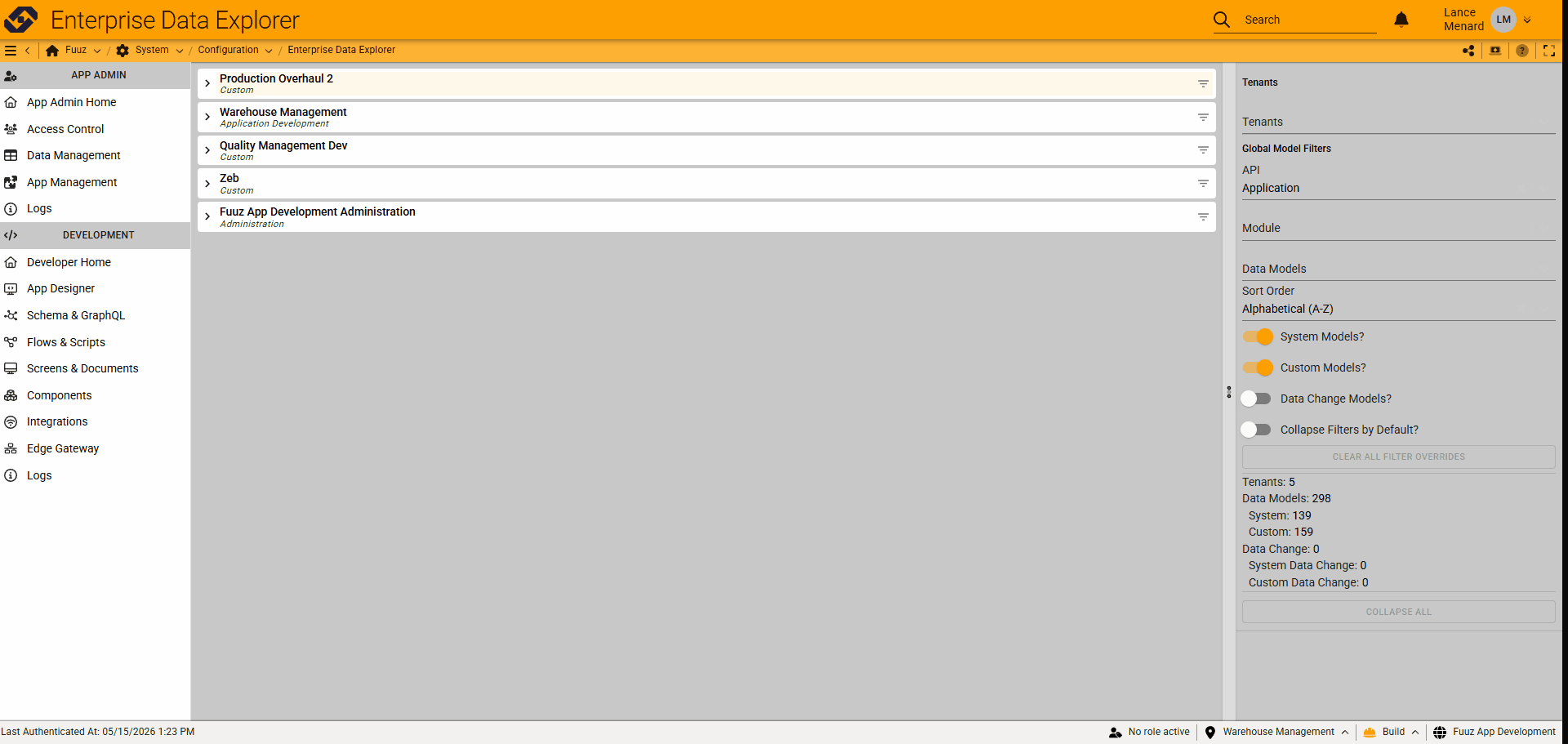 Enterprise Data Explorer