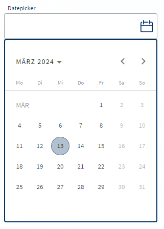 Beispielbild LUX-Datepicker