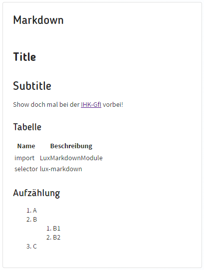 Beispielbild LUX-Markdown