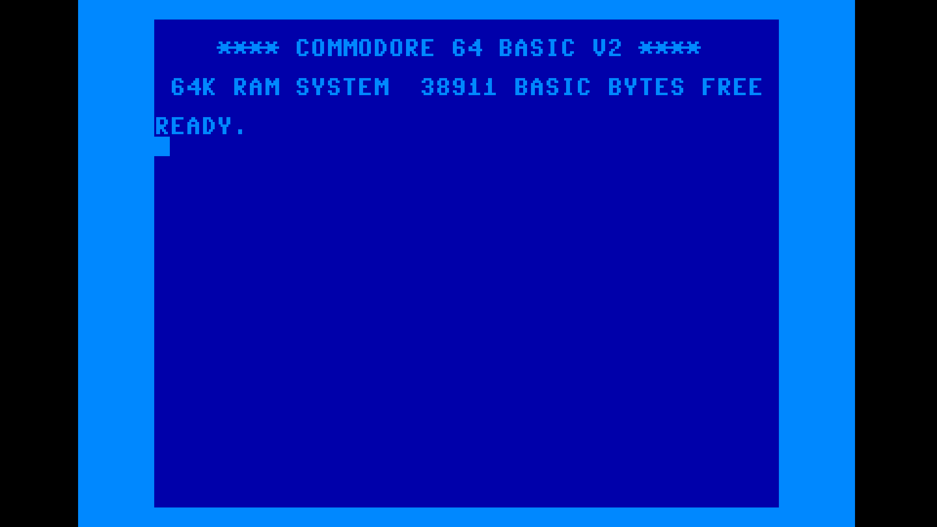 c64 boot screen