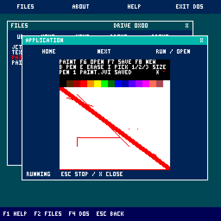 Paint running as a guest application
