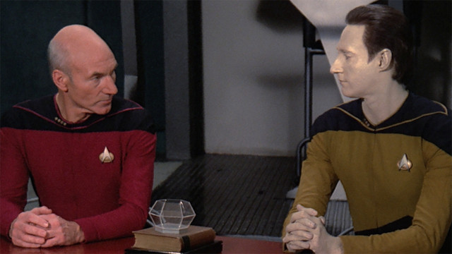Sci-Fi: Star Trek: Data and Jean Luc Picard
