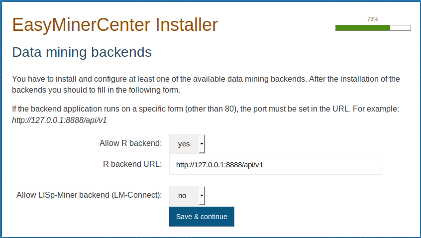 Available backends