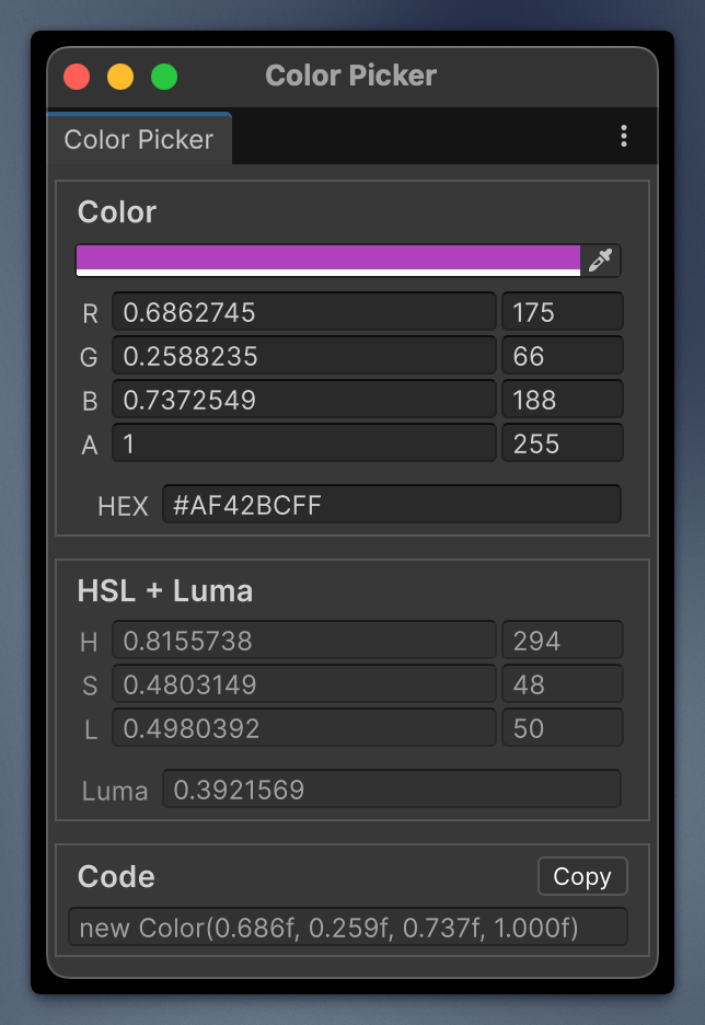 Color Picker screenshot