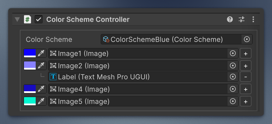 ColorScheme Controller screenshot