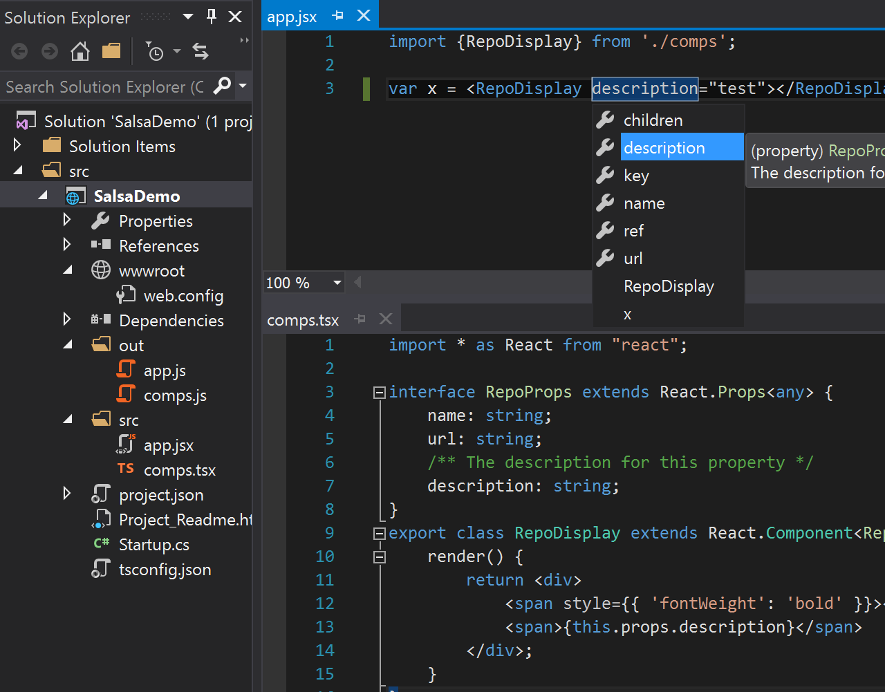 visual studio javascript intellisense plugin