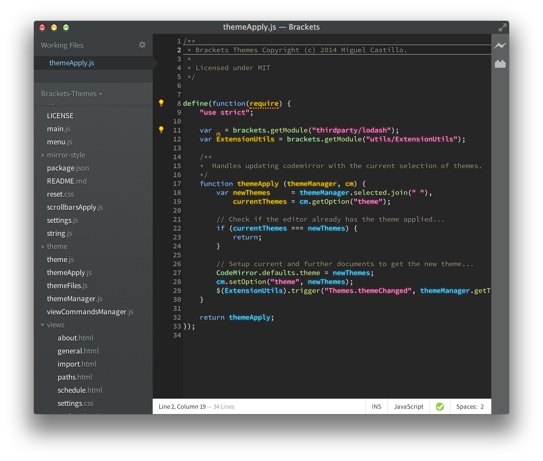 Monokai Dark. Тема monokai. Monokai Soda. Топ темы на Brackets.